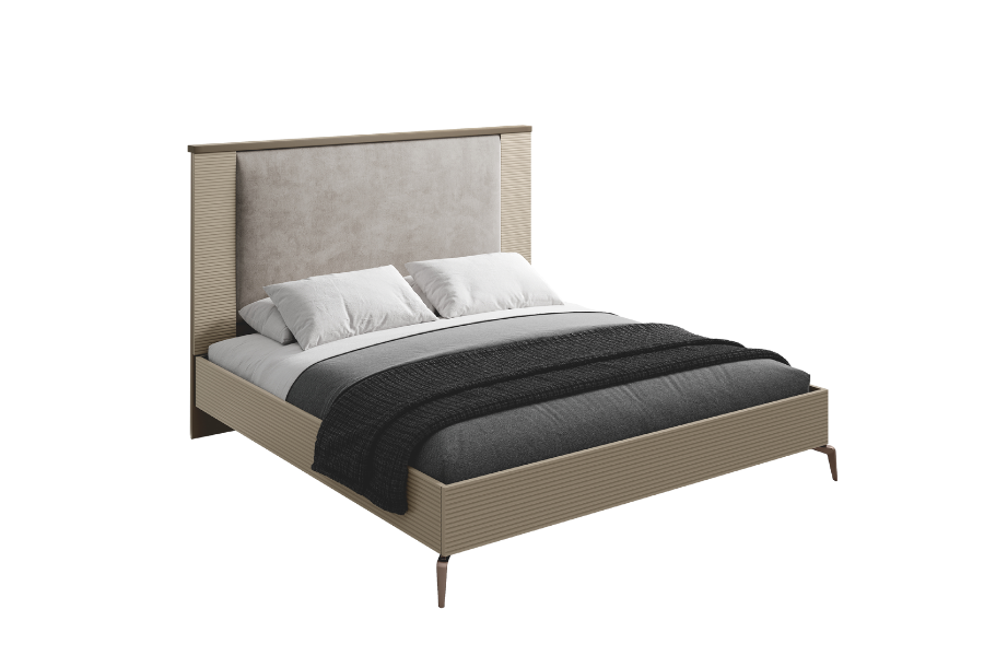 BRAČNI/ITALIJANSKI KREVET SA TAPACIRANIM UZGLAVLJEM LINEA